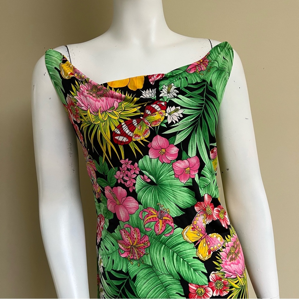 Vintage 90s Floral Slip Dress - Picture 5 of 15
